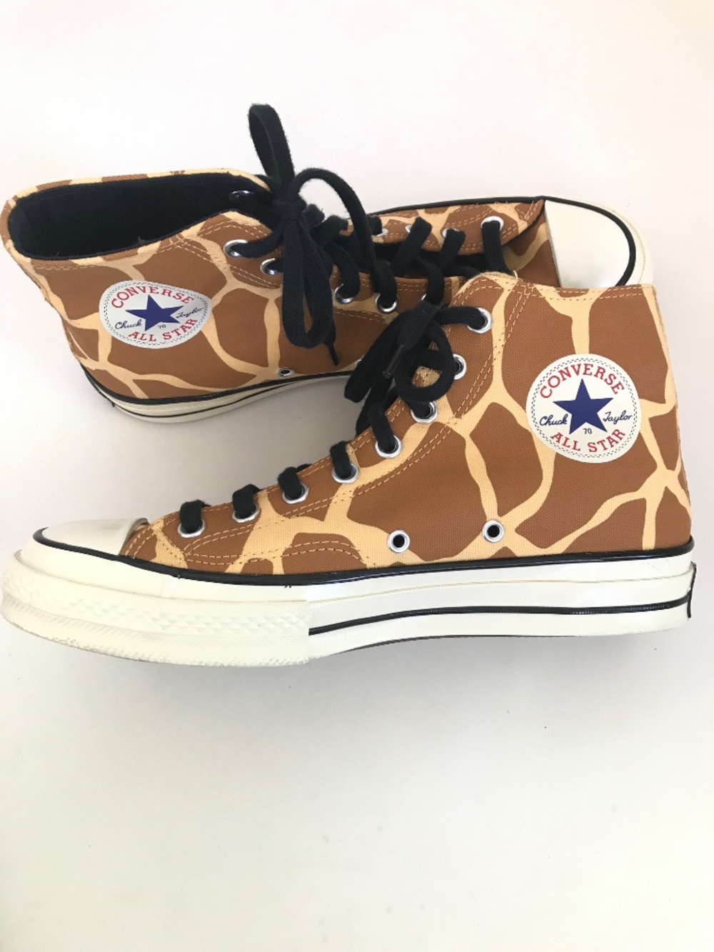 CONVERSE Giraffe High Top Sneakers Women’s Size 10 Men’s Size 8 - Picture 12 of 16